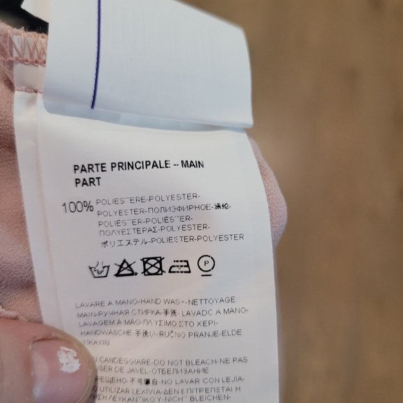 Rina SCIMENTO Italian Sequin Flutter Sleeve Blusa Blouse Size M - Picture 4 of 5